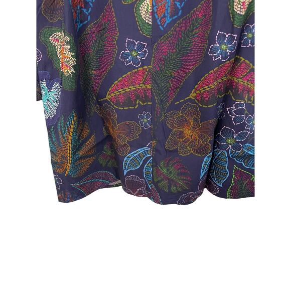 NWT Allison New York Flora Mini Dress in Navy Floral - 4 - Picture 11 of 13